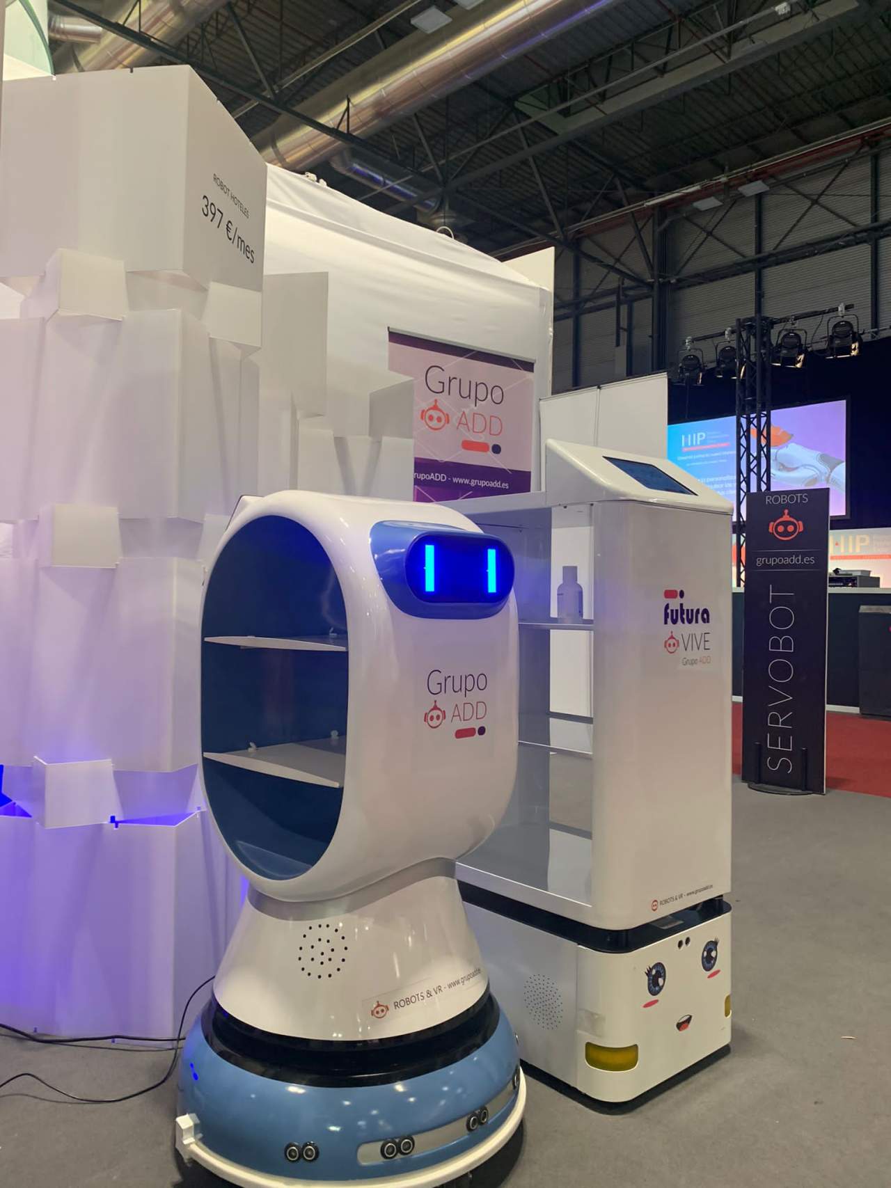Futura Vive crea unos robots que, entre otros, pueden ser utilizados por los hoteles