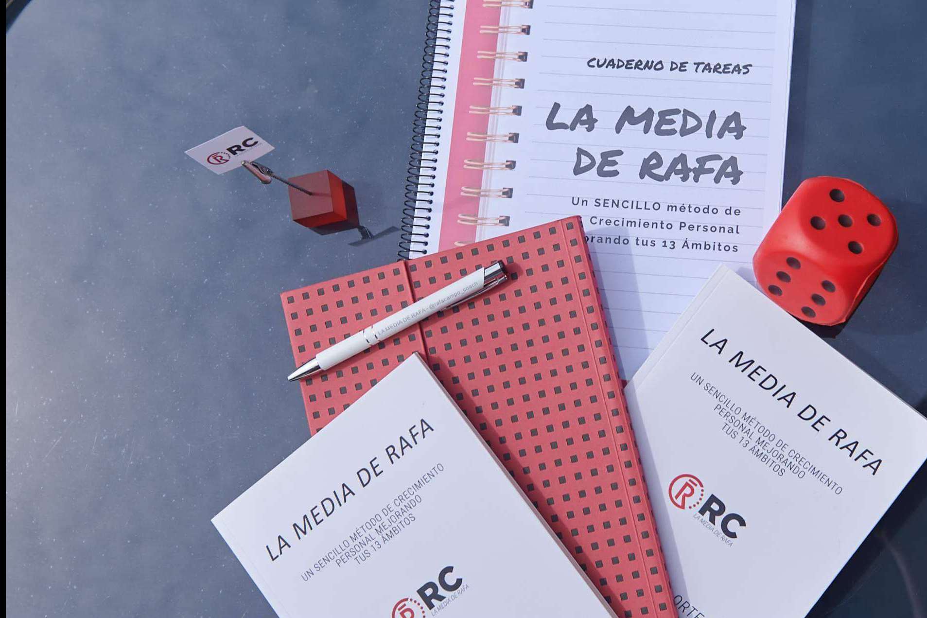 La Media de Rafa, el libro y cuaderno de tareas de Rafa Campo para mejorar la vida cotidiana
