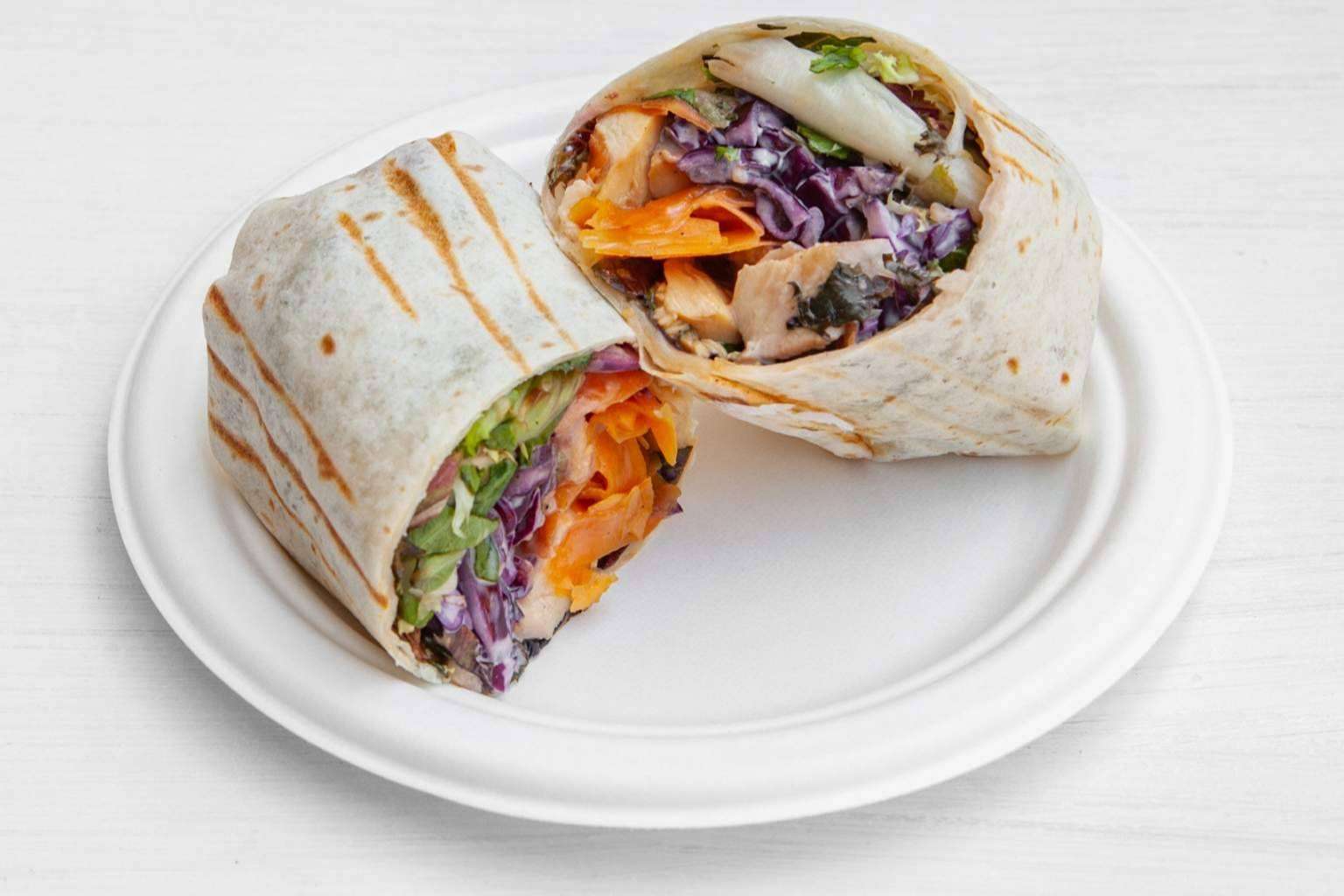 Sanaladas ofrece wraps caseros de diferentes tipos