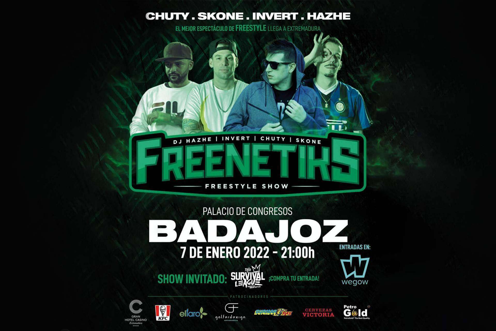Freenetiks llega a Badajoz con un show nacional de freestyle