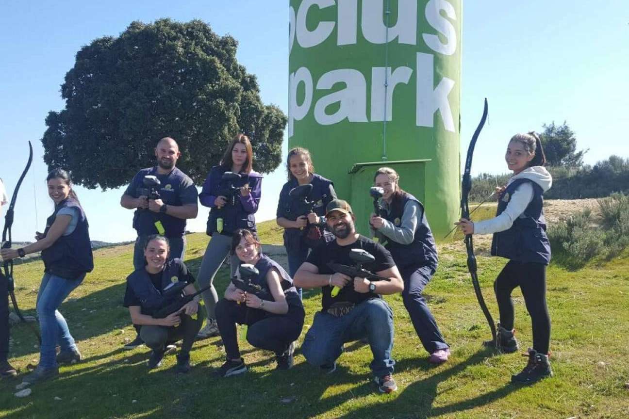 Team building al aire libre, el servicio de multiaventura en la naturaleza de la compañía Eventos Madrid