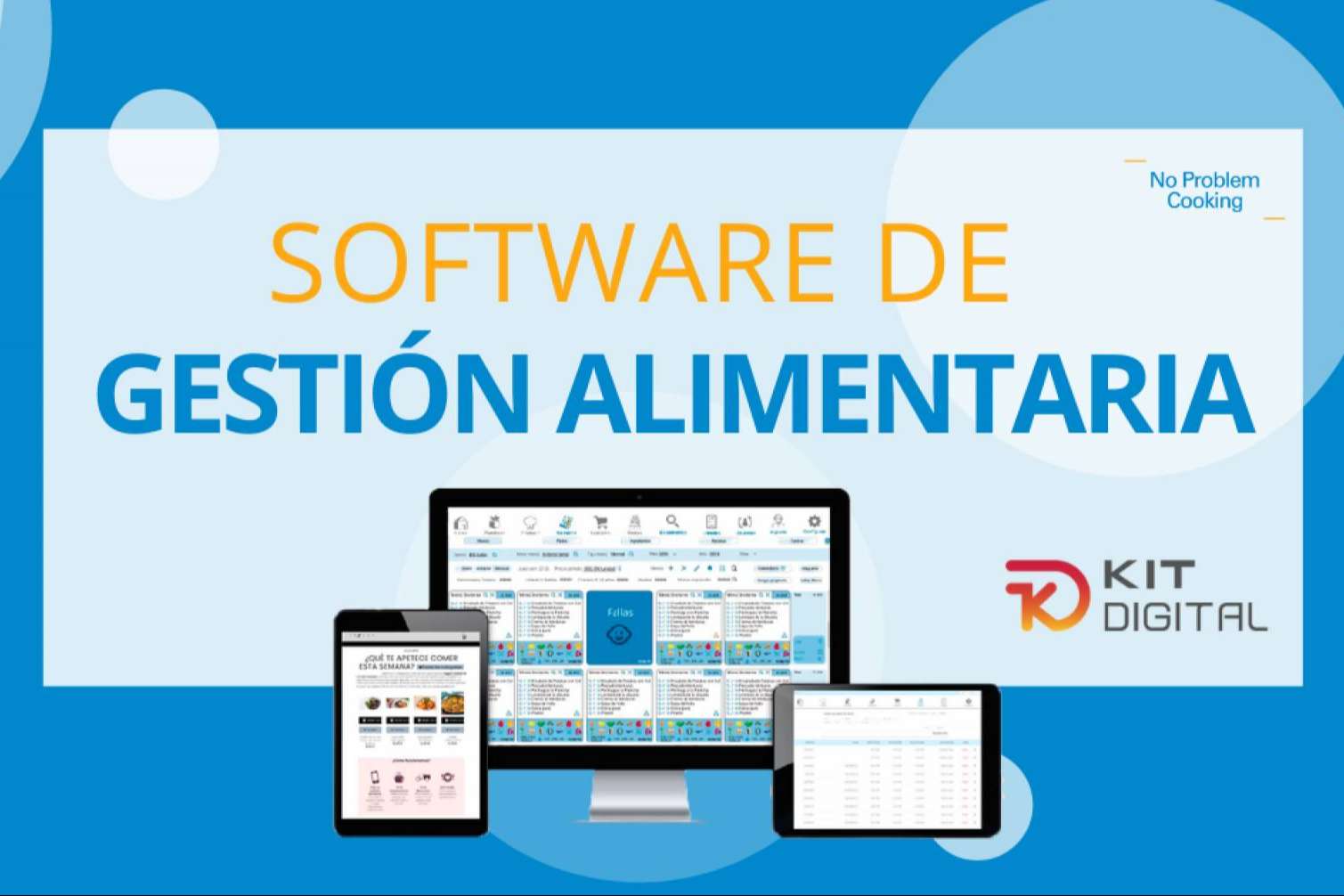Obtener un software de gestión alimentaria gratis gracias al Kit Digital