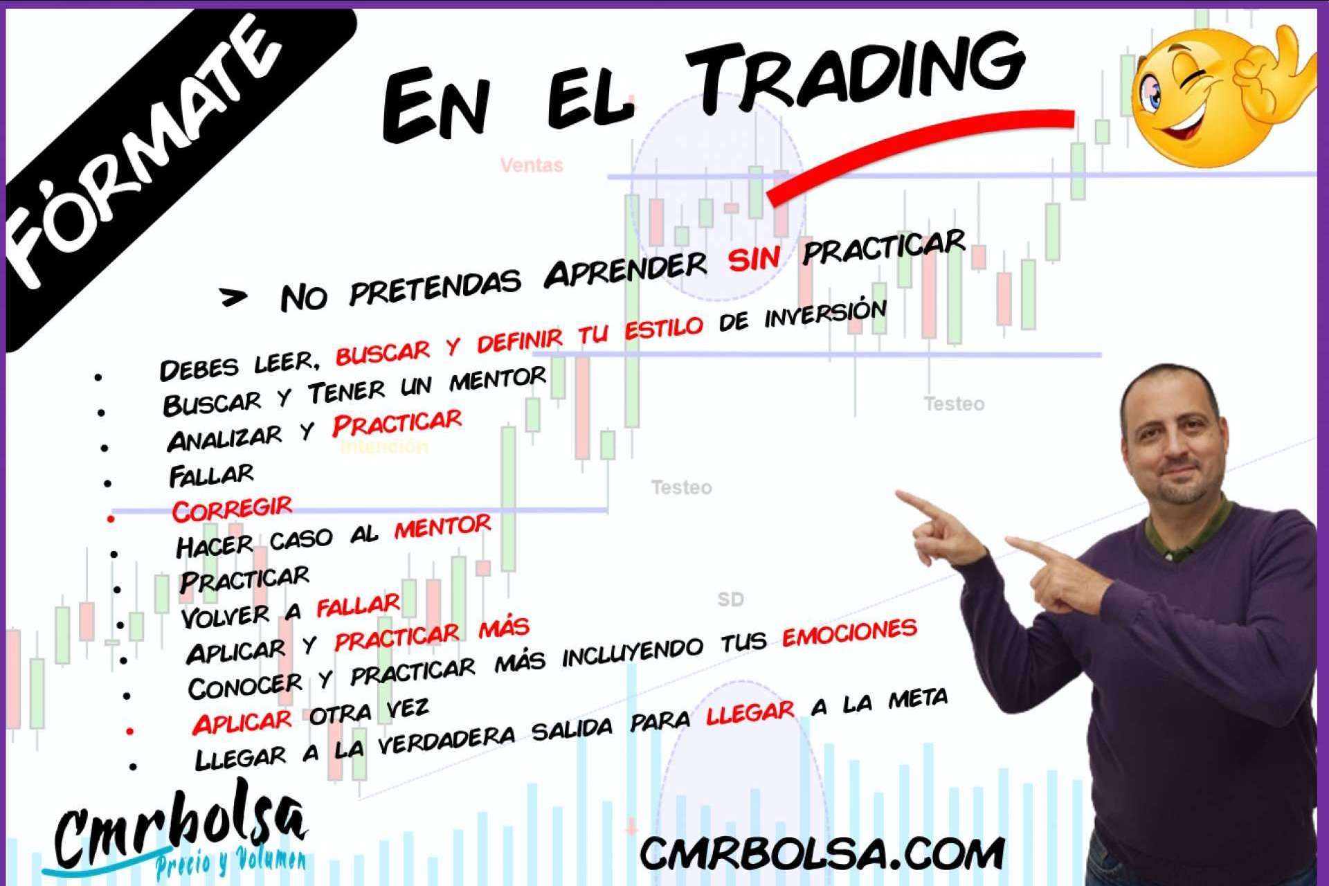 'Si no estás dispuesto a trabajar duro mejor aléjate del trading', Carlos Martín Rodríguez