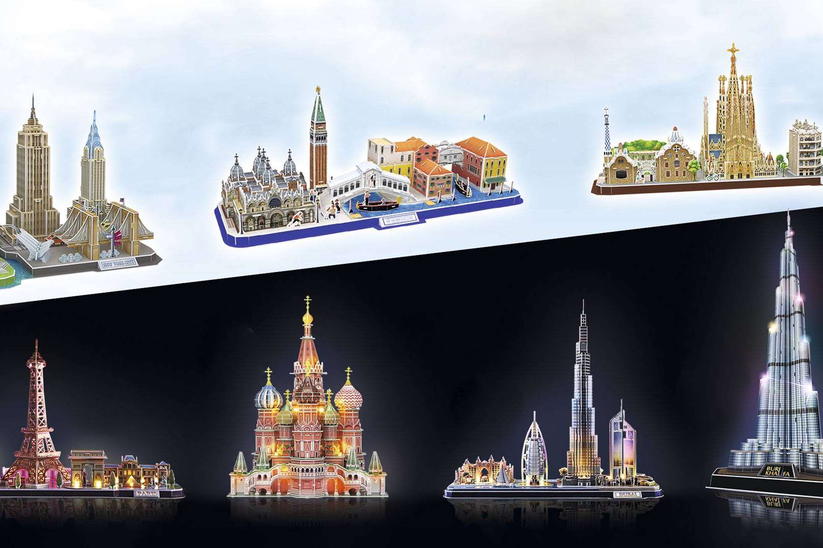 Puzzles 3D y maquetas 3D para toda la familia
