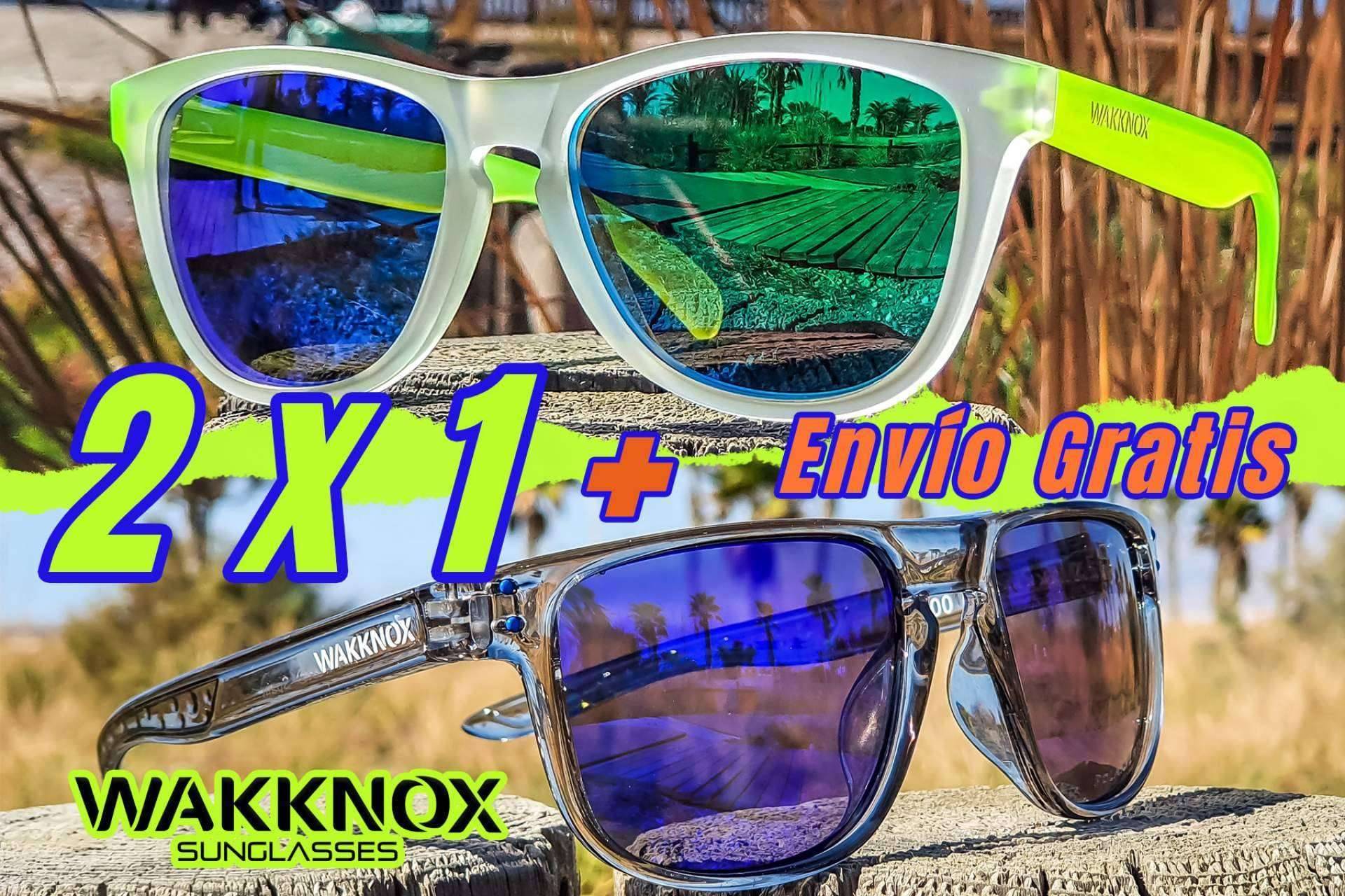 La promoción 2x1 de Wakknox en todas las gafas de sol con envío gratis