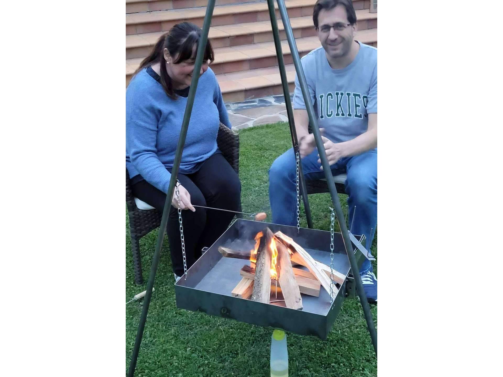 Disfrutar de las noches frías al aire libre gracias al brasero de jardín de Gaudir amb Foc