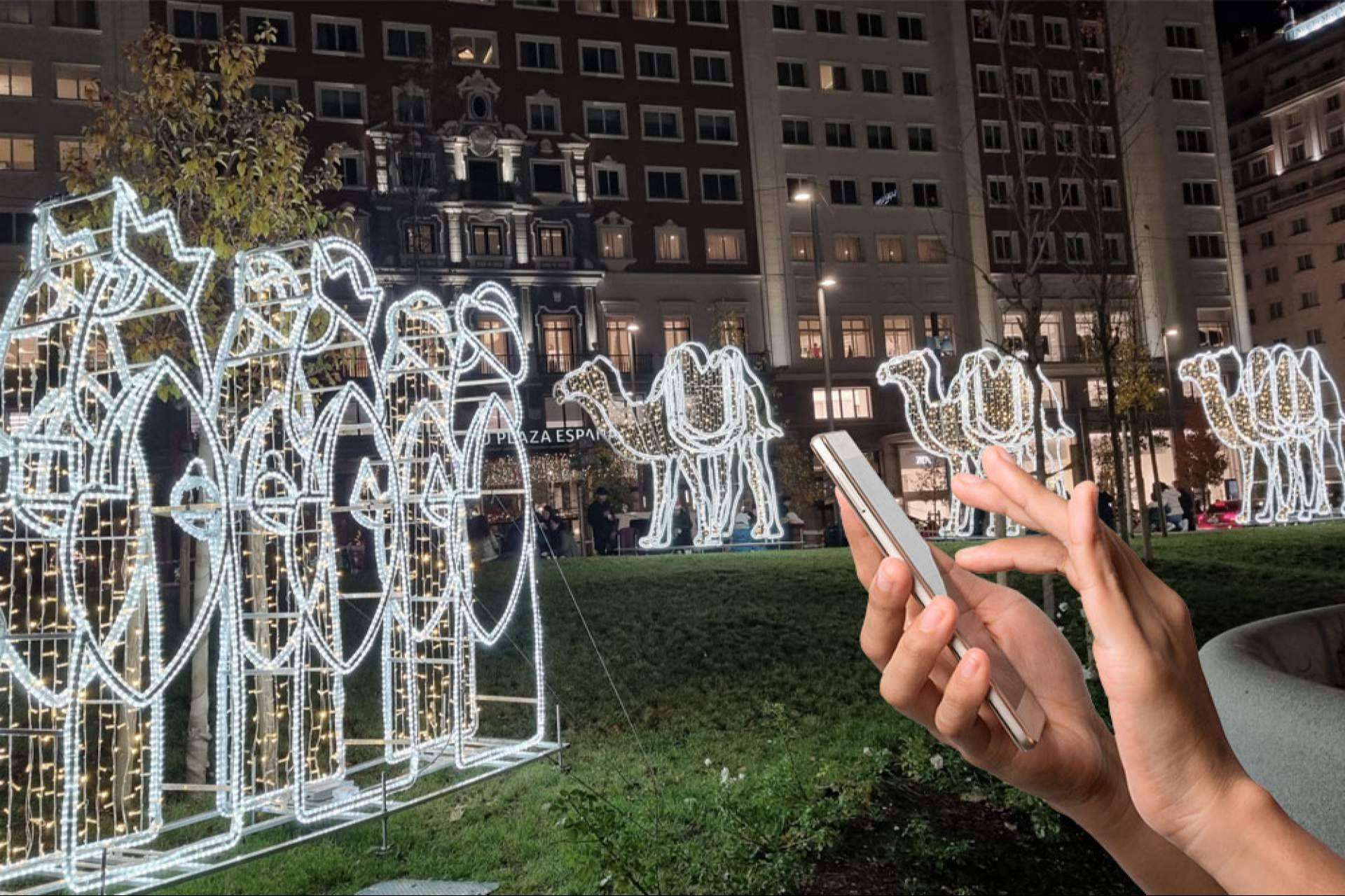 QUALO lanza un reto para visitar y coleccionar las luces de Navidad en Madrid, Colecciona Madrid Iluminado