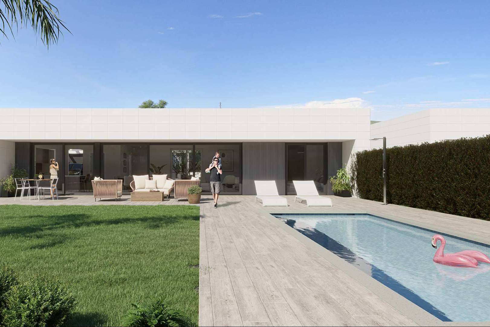 El render de exteriores de Visual Real State