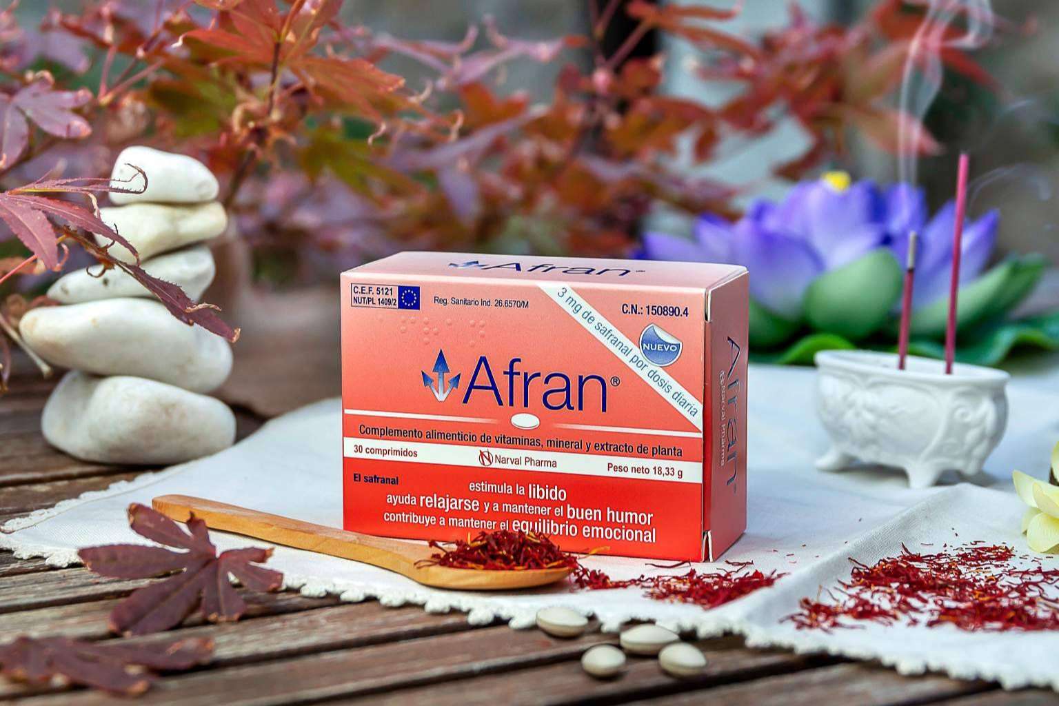 El complemento ideal en época de astenia primaveral es Afran