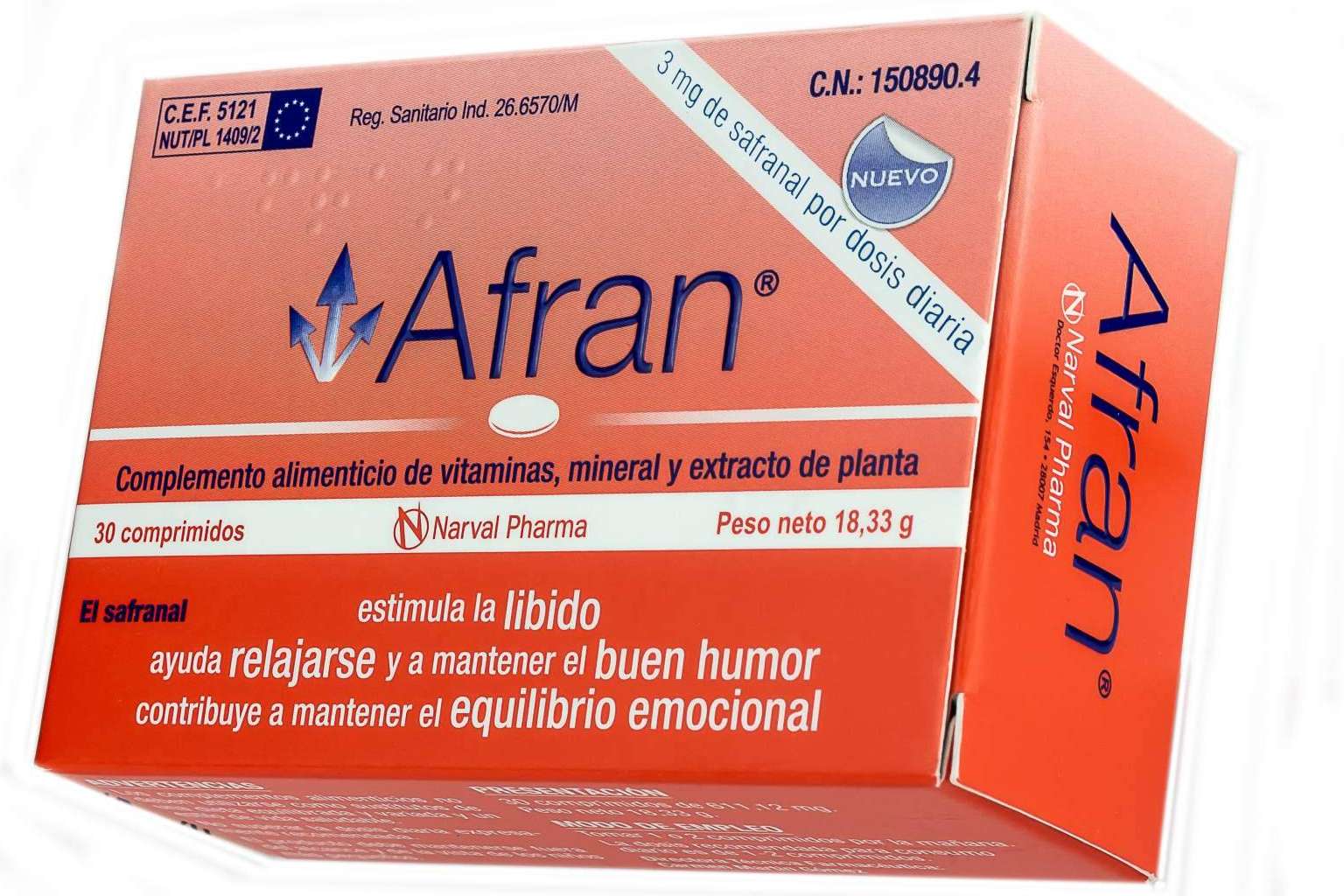 Afran de Naraval Pharma ayuda a la estabilidad emocional y al buen humor, gracias al azafrán