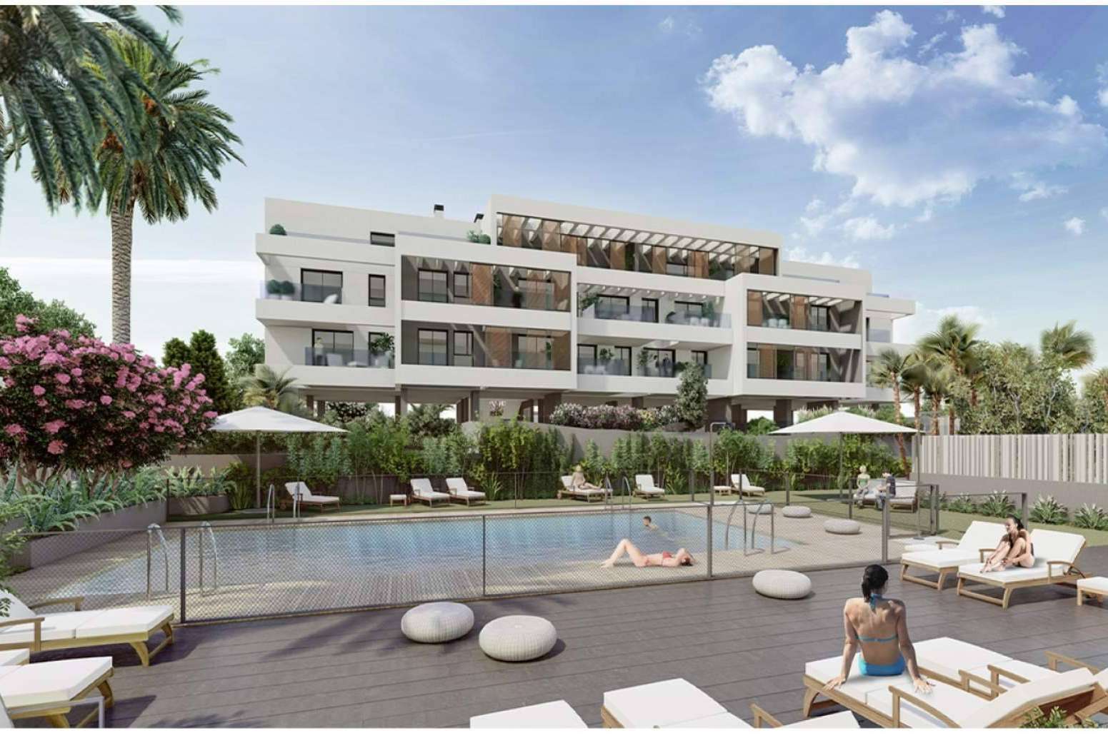 Viviendas de obra nueva en La Carihuela; diseño moderno y eficiencia energética en Carlota Gardens