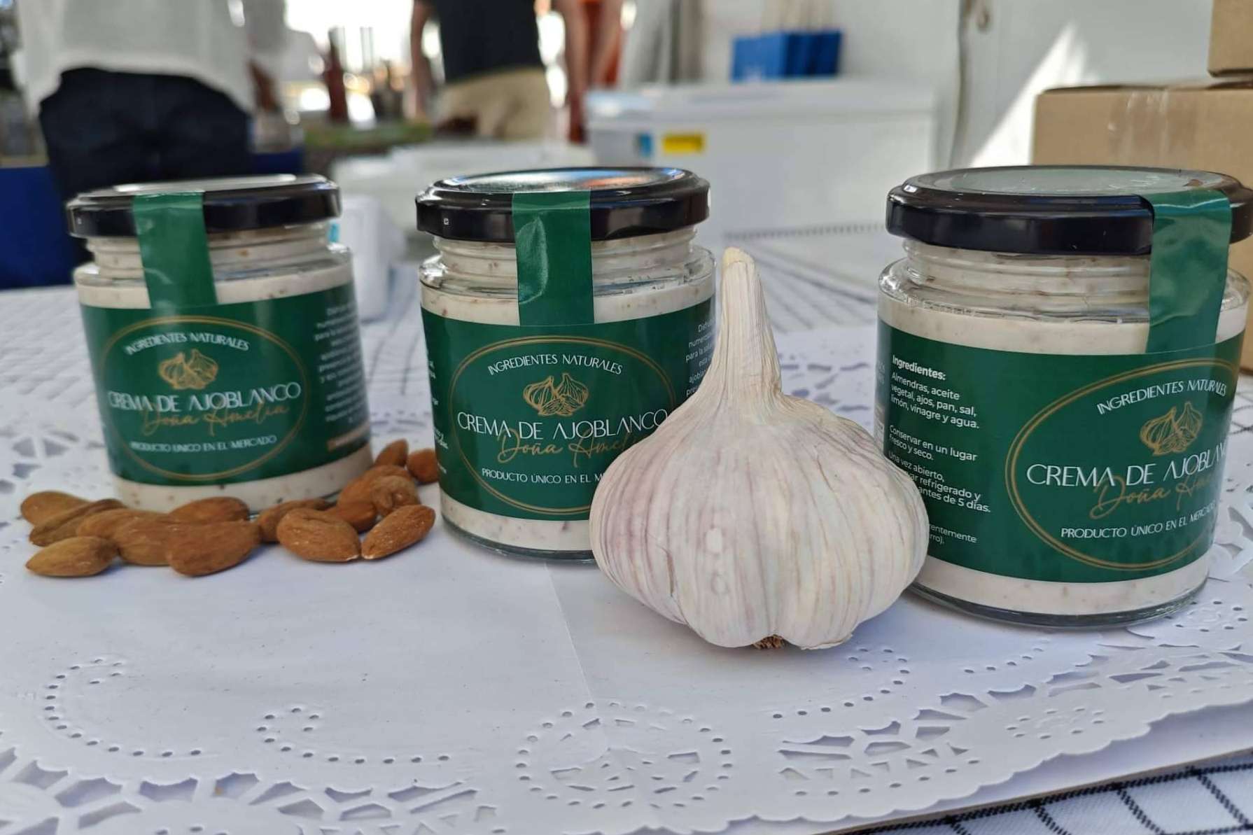 Ajoblanco Doña Amelia transforma una receta ancestral en ajoblanco untable para tapas y tostadas