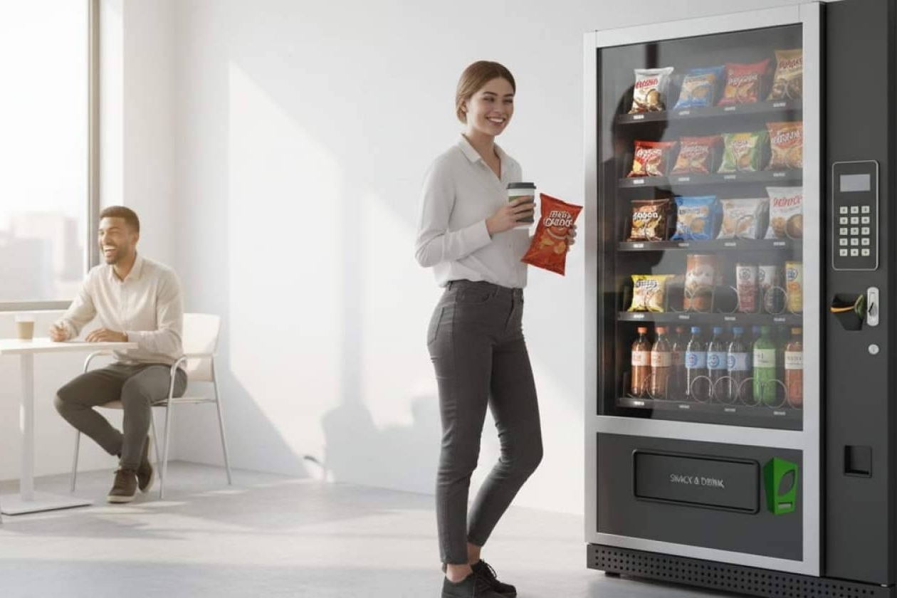 C&B Señor refuerza su presencia con máquinas vending para oficinas en Madrid totalmente personalizadas