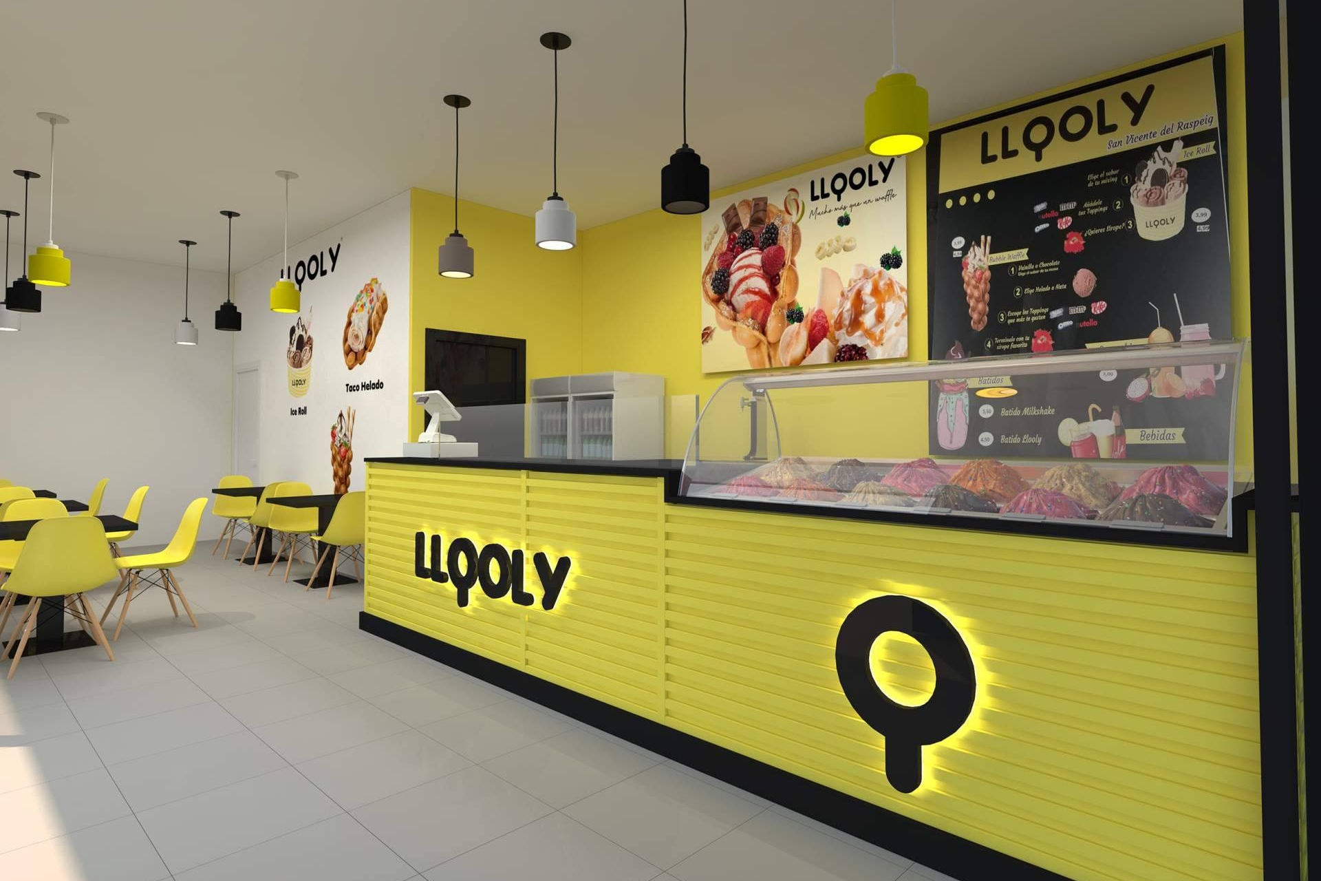 La experiencia bubble waffle en España llega a Sambil Madrid con un nuevo kiosko de LLOOLY